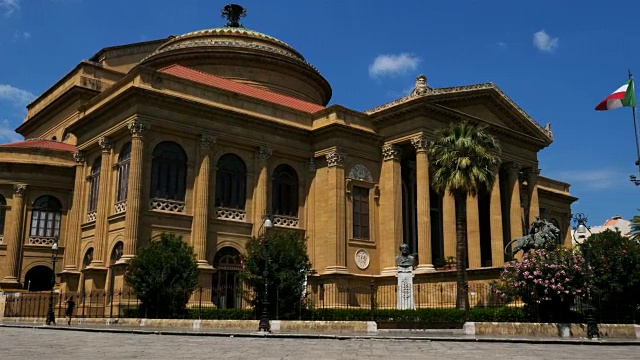 Massimo Vittorio Emanuele剧院，威尔第广场，巴勒莫，Sicily，意大利