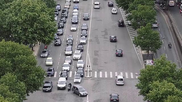 大道园路-É里斯é,视图从Arc de Triomphe