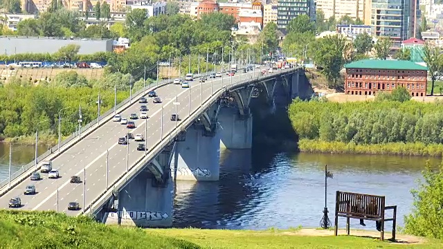 下诺夫哥罗德奥卡河上的公路桥