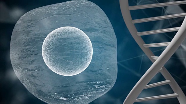 用于科学研究的DNA基因工程人类基因组3D渲染