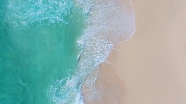 天堂海滩航拍viev