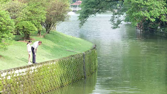 钓鱼,爷爷