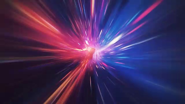无缝循环的虫洞穿越时空，在科幻小说中翘曲前进