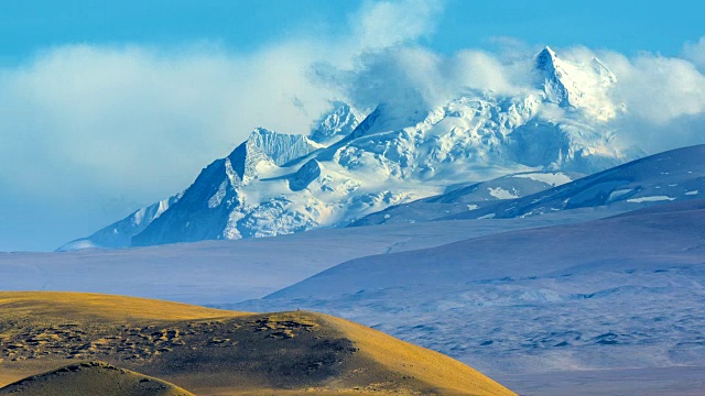 详情图-中国西藏珠穆朗玛峰大本营珠穆朗玛峰移动云场景4K延时