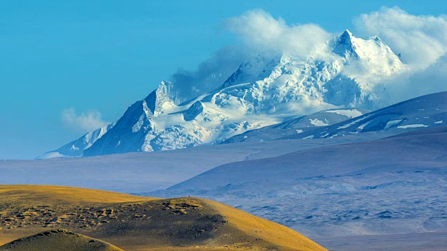 详情图-中国西藏珠穆朗玛峰大本营珠穆朗玛峰移动云场景4K延时