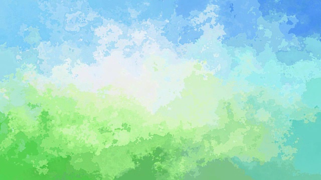 视频动画染色背景软蓝色，绿色，白色
