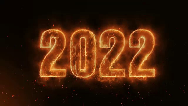 详情图-2022,Word,Hot,Burning,on,Realistic,Fire火焰、火花和烟雾连续无缝循环动画
