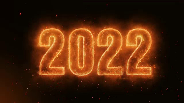 详情图-2022,Word,Hot,Burning,on,Realistic,Fire火焰、火花和烟雾连续无缝循环动画
