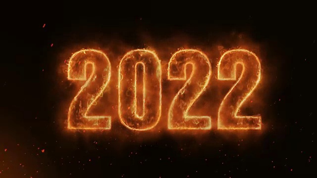 详情图-2022,Word,Hot,Burning,on,Realistic,Fire火焰、火花和烟雾连续无缝循环动画