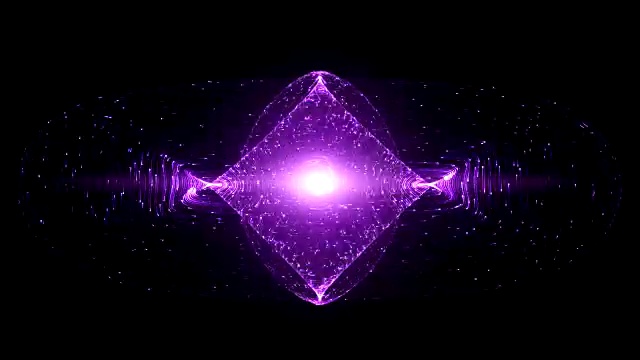 詳情圖-圍繞托卡馬克或甜甜圈形狀器件的發(fā)光粒子的抽象設計。概念反重力，磁場，奇點，引力波與時空