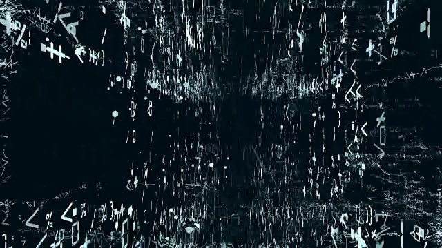 汽车标志，一种由数字代码和符号组成的设计。抽象的汽车图标在计算机网络上的暗绿松石背景