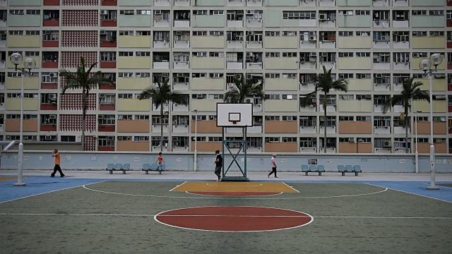 彩虹桥篮球场-香港