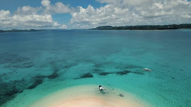 詳情圖-鳥瞰圖美麗的海灘熱帶島嶼。Siargao島,菲律賓