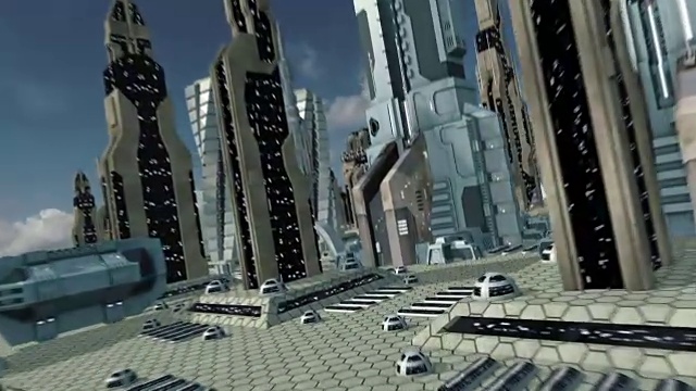 穿越未来科幻城市4K